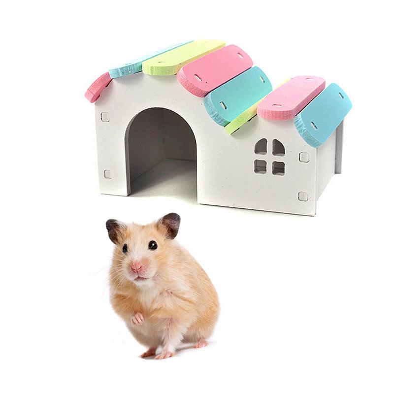 Hamster Haven: A Durable, Colorful Pet House And Playground-0