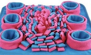 Hot selling Pets Puzzle Toys Snuffle Mat with Bowls-Maze Method-0