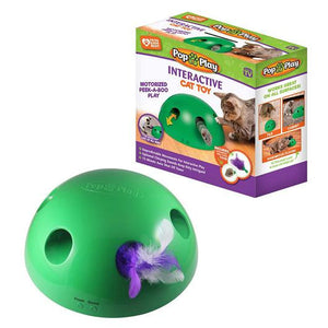 Peeking Mouse Interactive Cat Toy-0