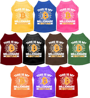 Funny Costume Cat or Dog Shirt for Pets "Bitcoin Bro Costume"-0