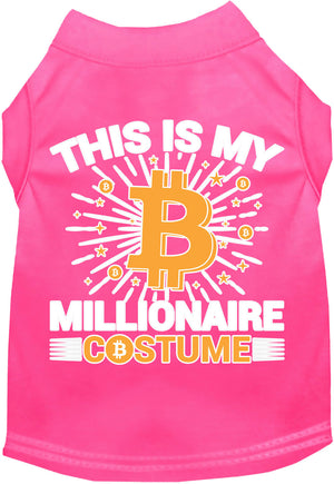 Funny Costume Cat or Dog Shirt for Pets "Bitcoin Bro Costume"-3