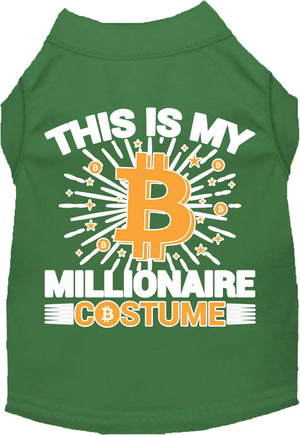 Funny Costume Cat or Dog Shirt for Pets "Bitcoin Bro Costume"-7