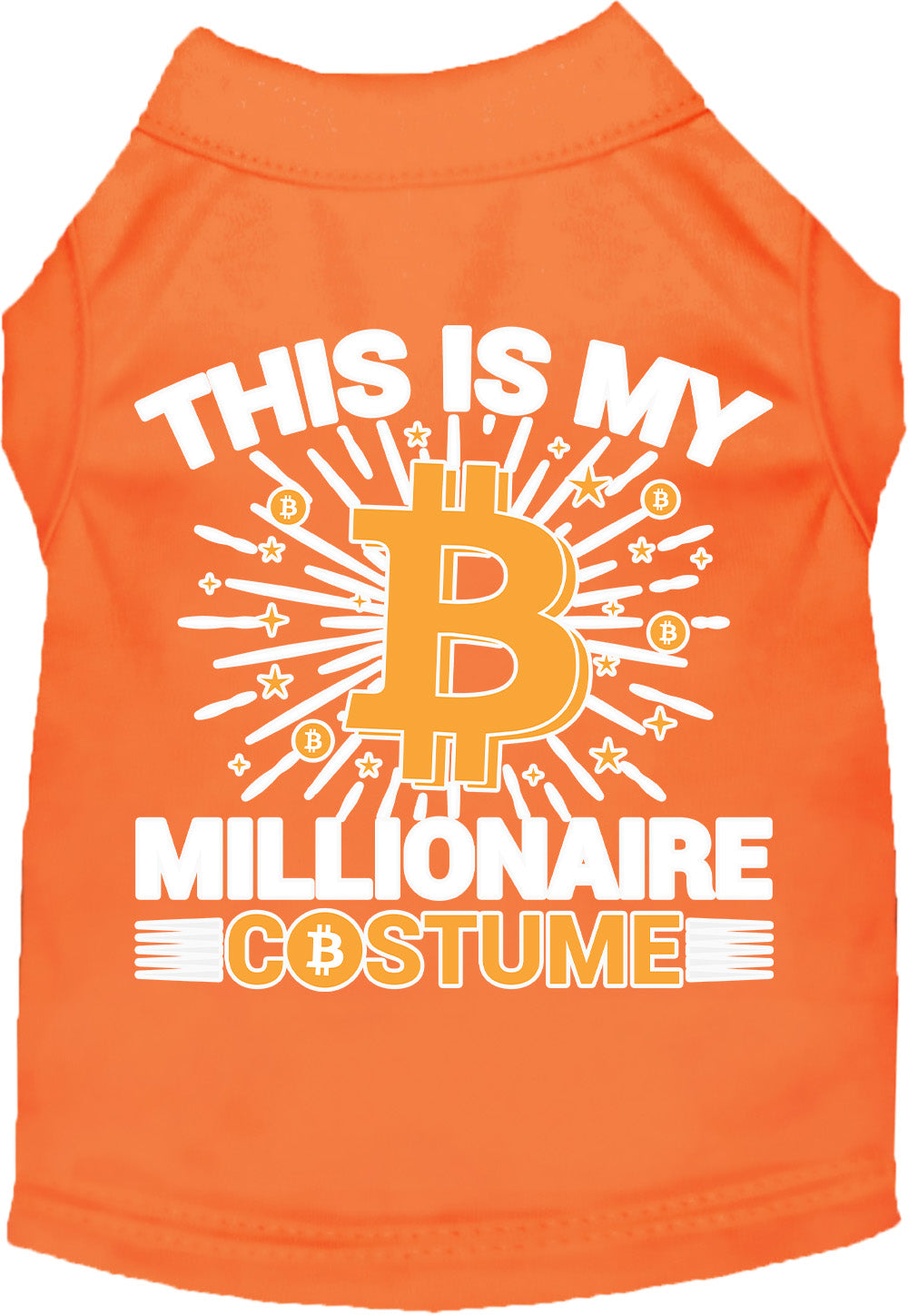 Funny Costume Cat or Dog Shirt for Pets "Bitcoin Bro Costume"-8