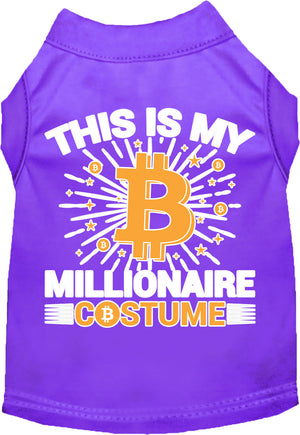 Funny Costume Cat or Dog Shirt for Pets "Bitcoin Bro Costume"-9