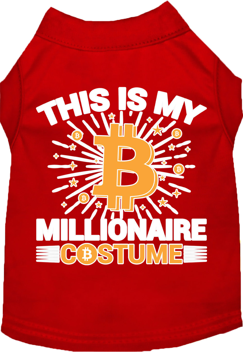 Funny Costume Cat or Dog Shirt for Pets "Bitcoin Bro Costume"-10