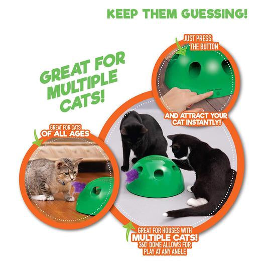 Peeking Mouse Interactive Cat Toy-1