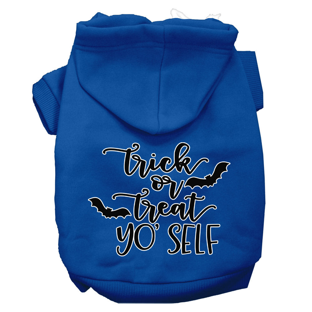 Halloween Pet, Dog & Cat Hoodie Screen Printed, "Trick Or Treat Yo' Self"-6