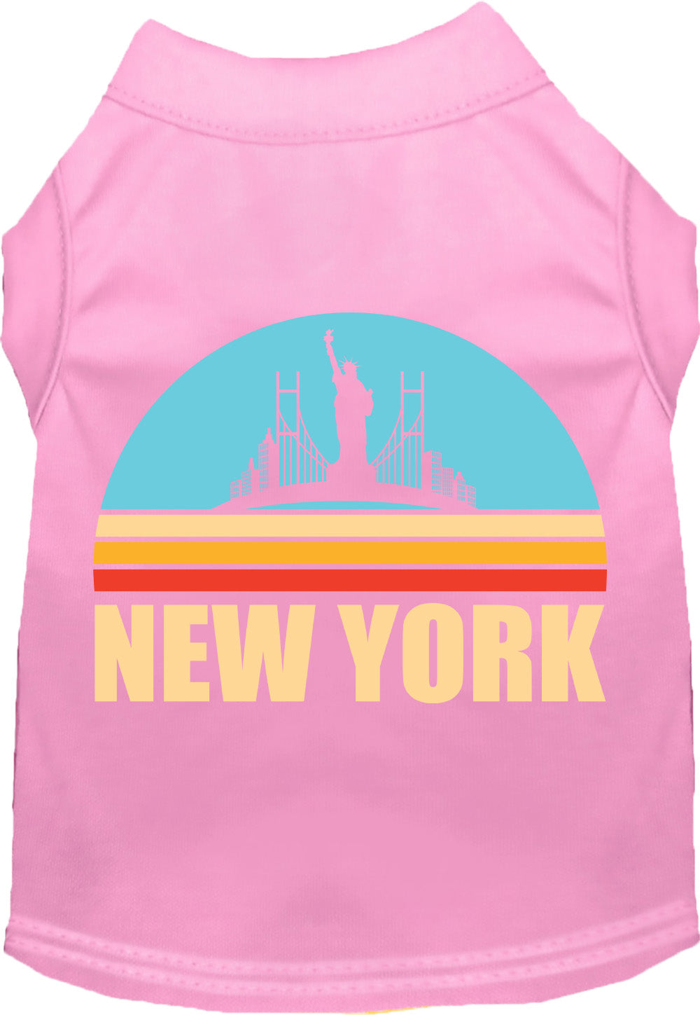 Adorable Cat or Dog Shirt for Pets "Retro New York"-2