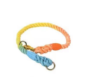 Cotton Rope Collar - Sunset-0