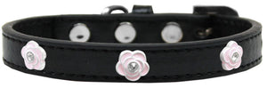 Dog, Puppy & Pet Widget Collar, "Light Pink Roses"-6