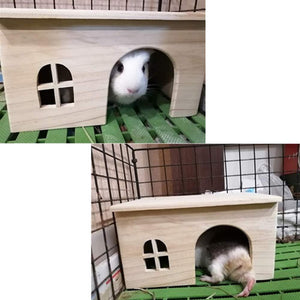 Wooden Hamster Haven: A Cozy Retreat For Spring And Summer-4