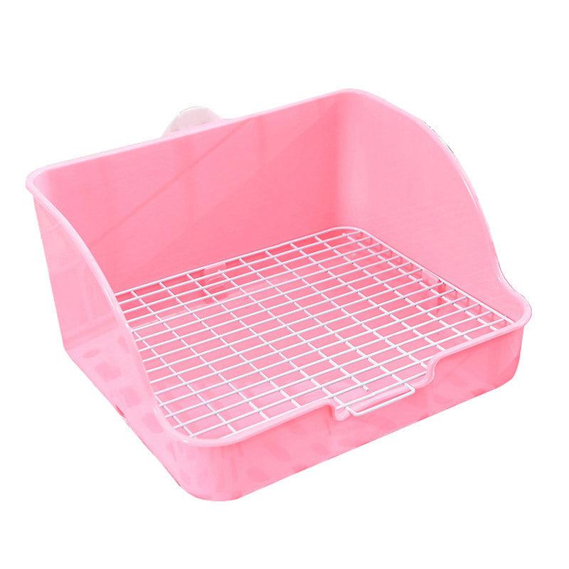 Large Heightened Square Plastic Pet Toilet-4