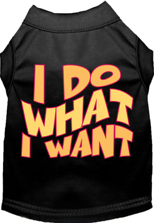 Adorable Cat or Dog Shirt for Pets "I Do What I Want"-4