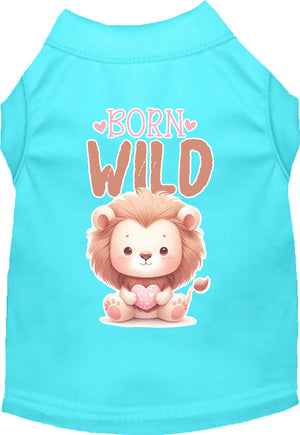 Adorable Cat or Dog Shirt for Pets "Born Wild"-1