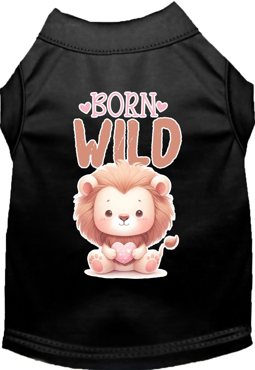 Adorable Cat or Dog Shirt for Pets "Born Wild"-3