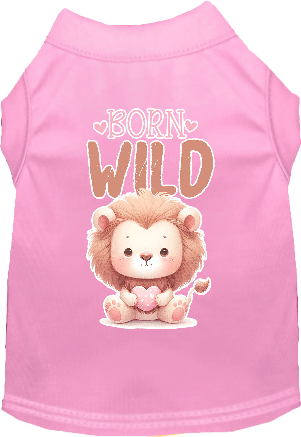 Adorable Cat or Dog Shirt for Pets "Born Wild"-8