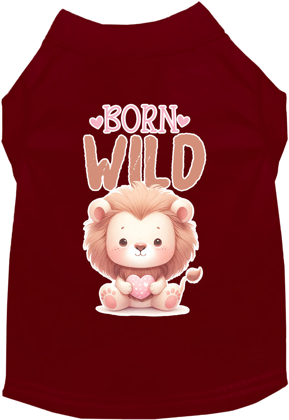 Adorable Cat or Dog Shirt for Pets "Born Wild"-9