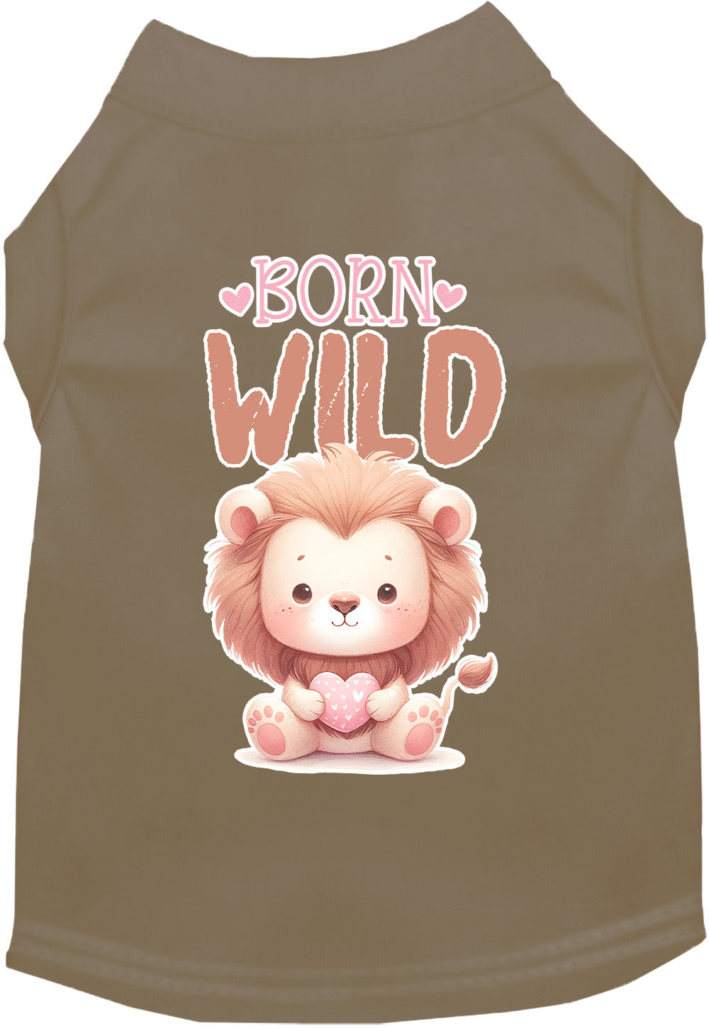 Adorable Cat or Dog Shirt for Pets "Born Wild"-10