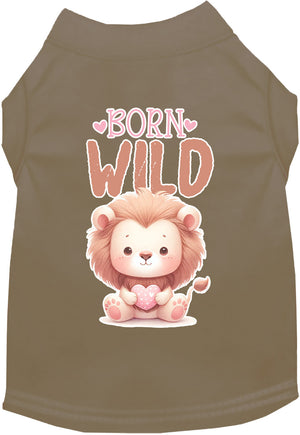 Adorable Cat or Dog Shirt for Pets "Born Wild"-10