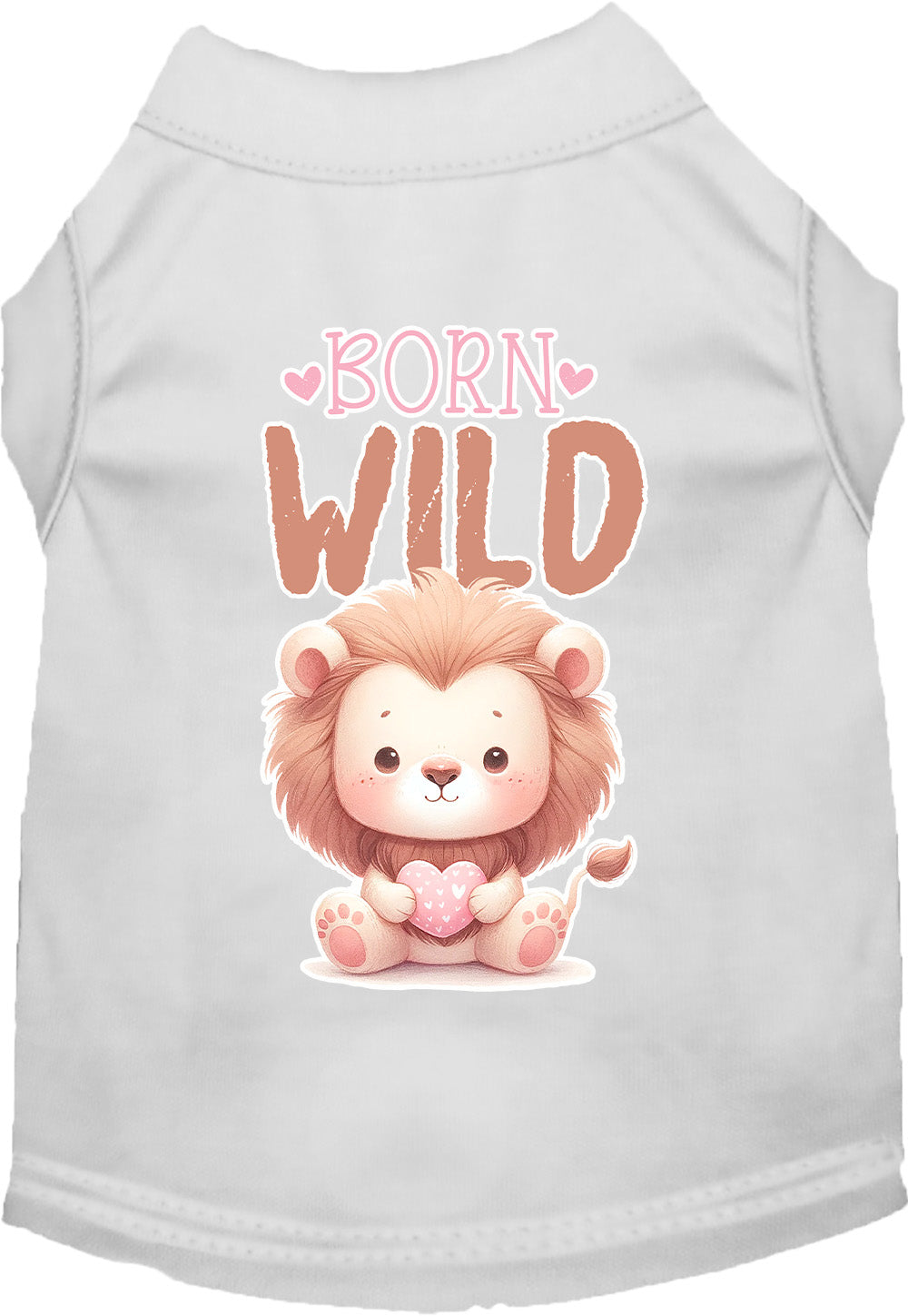 Adorable Cat or Dog Shirt for Pets "Born Wild"-5