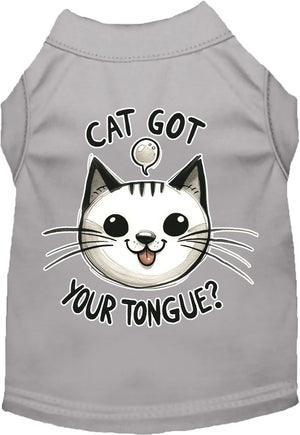 Adorable Cat or Dog Shirt for Pets "Cat Got Your Tongue"-5