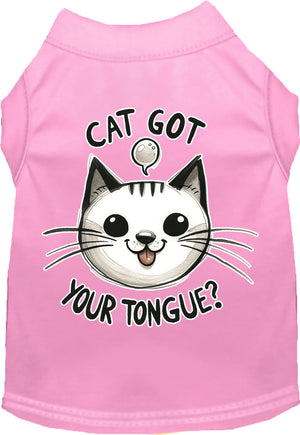 Adorable Cat or Dog Shirt for Pets "Cat Got Your Tongue"-6