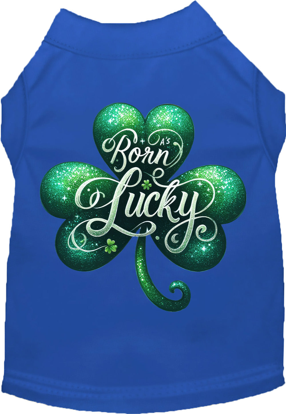 Adorable Cat or Dog Shirt for Pets "A's Born Lucky"-6