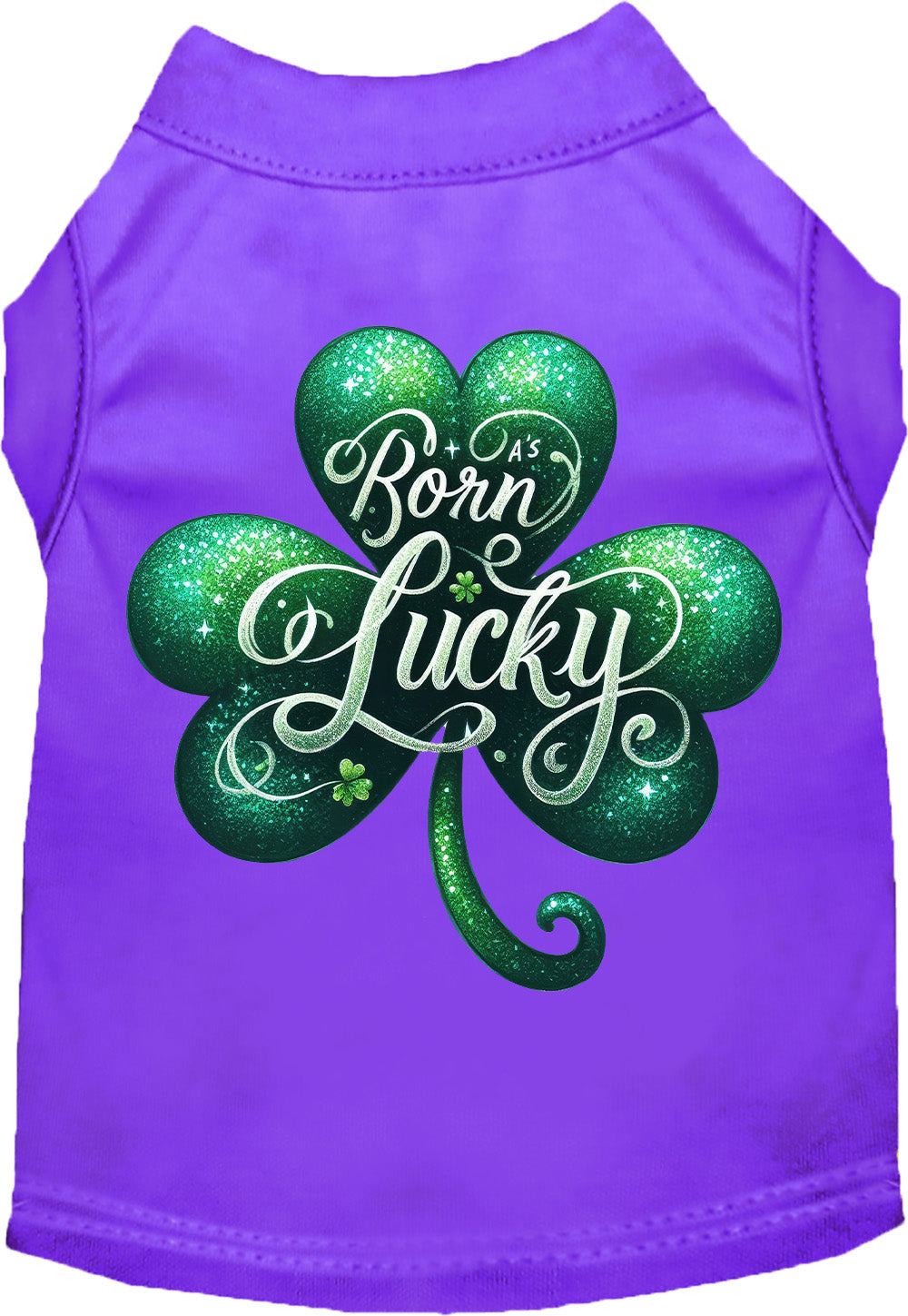 Adorable Cat or Dog Shirt for Pets "A's Born Lucky"-3