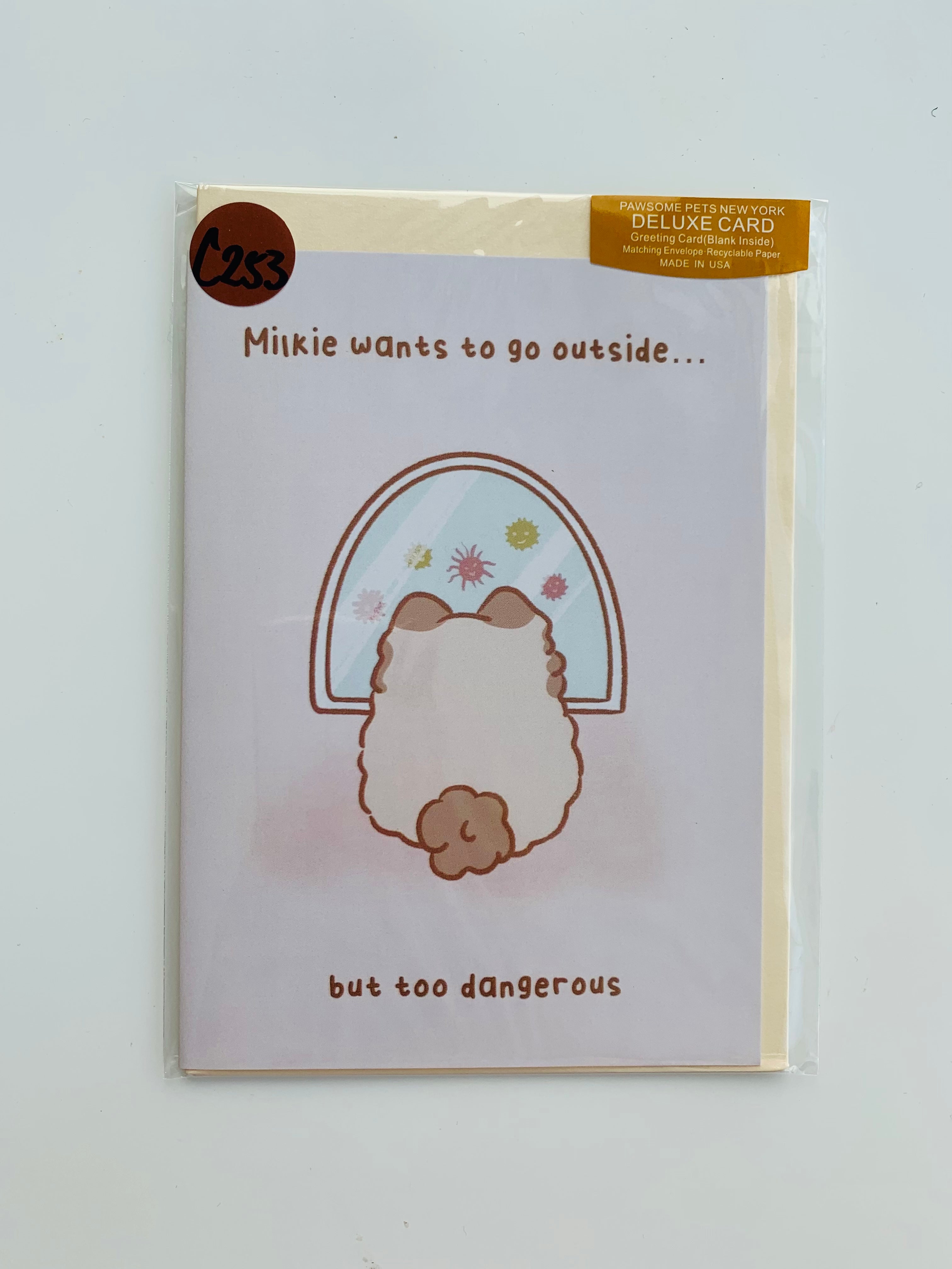 PETS GREETING CARD - #193-0