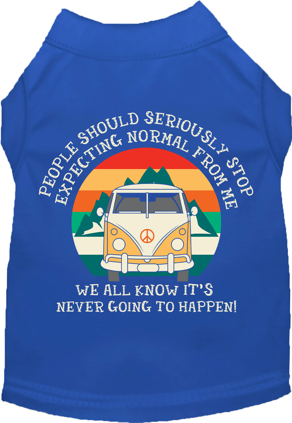 Cat or Dog Shirt for Pets "Stop Expecting Normal Vanlife"-4