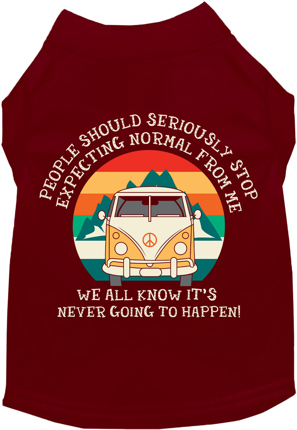 Cat or Dog Shirt for Pets "Stop Expecting Normal Vanlife"-8