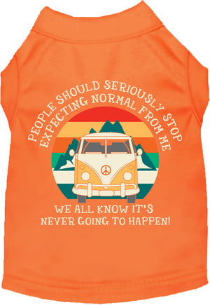 Cat or Dog Shirt for Pets "Stop Expecting Normal Vanlife"-9