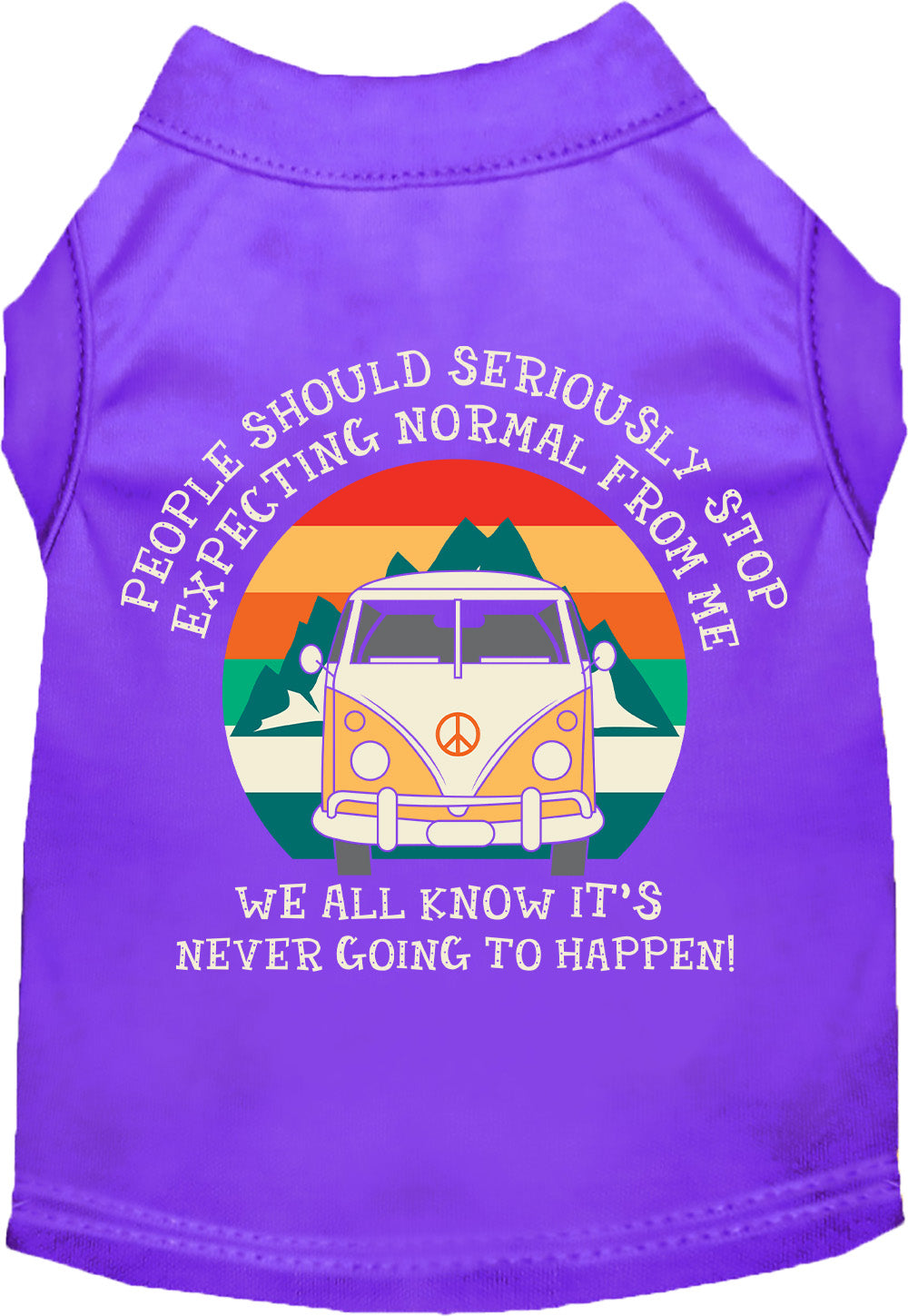 Cat or Dog Shirt for Pets "Stop Expecting Normal Vanlife"-10