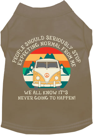 Cat or Dog Shirt for Pets "Stop Expecting Normal Vanlife"-2