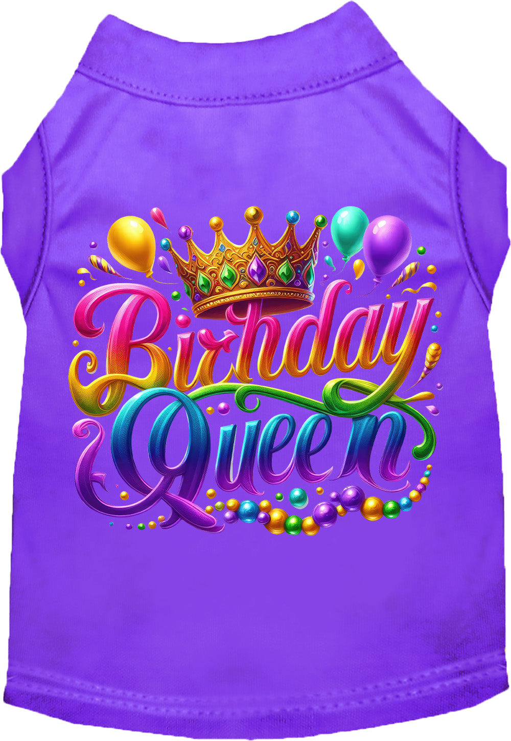 Adorable Cat or Dog Shirt for Pets "Gorgeous Birthday Queen"-3