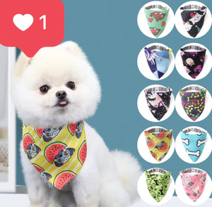 Different Pattern bibs for cats and dogs{ DM for confirm pattern}-0