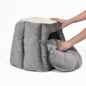 Cat Castle Igloo Round Nest Cave Grey L-5