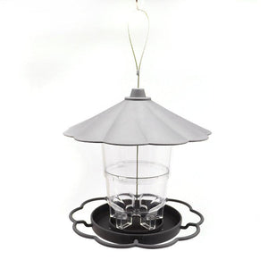 Foldable Bird Feeder With Removable Roof - Outdoor Garden Decor-7