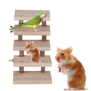 Wooden Pet Staircase Toy: A Fun And Functional Way To Keep Your Pet Active-5