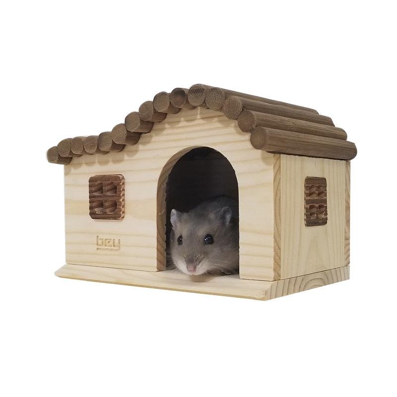 Cozy Woodland Retreat For Small Pets-2