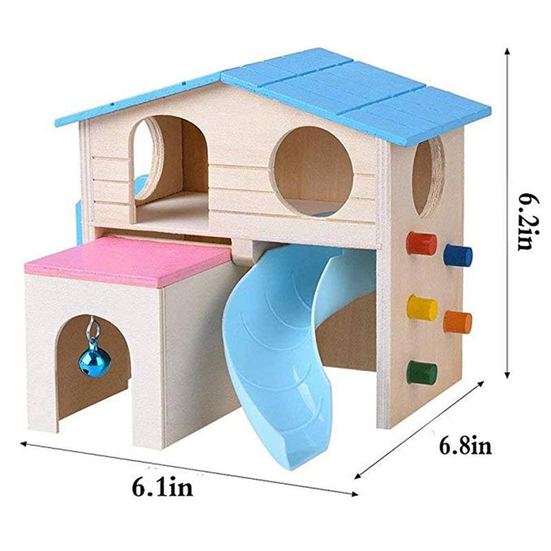 Natural Wood Hamster Hideout: Rustic And Eco-Friendly Nest For Your Furry Friend-1