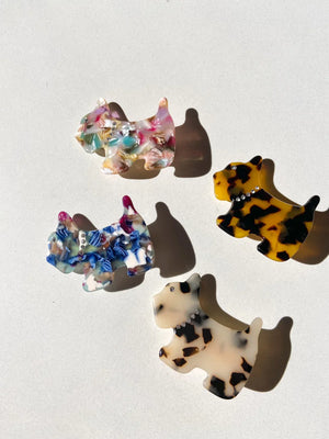 PAWSOME PETS NEW YORK Hand-painted Dog Hair Clip all colors | Eco-Friendly-0