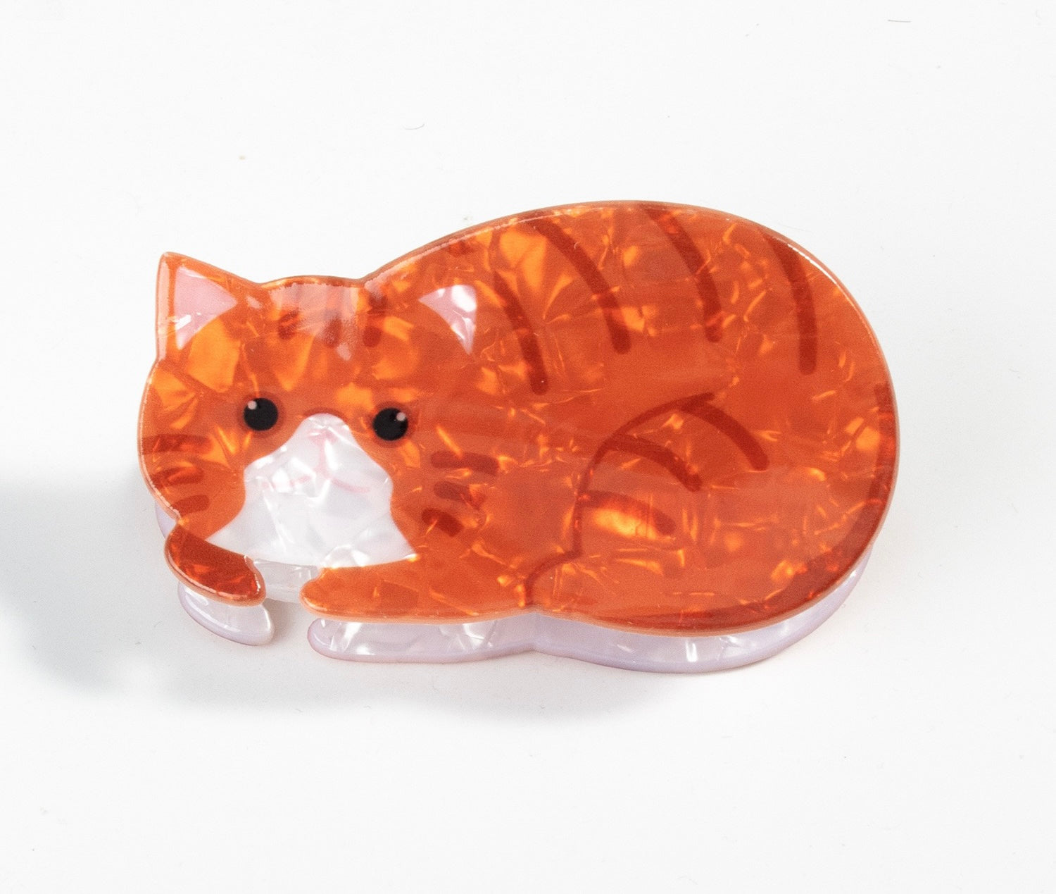 PAWSOME PETS NEW YORK Hand-painted Cat Large Claw Hair Clip #6 | Eco-Friendly-0