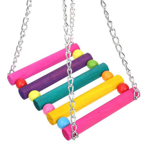 Vibrant Rainbow Bridge Swing Stand Bar Stand Blossom-4