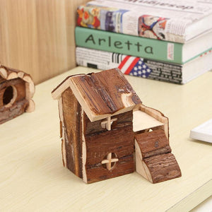 Luxury Log Cabin Hamster House-2