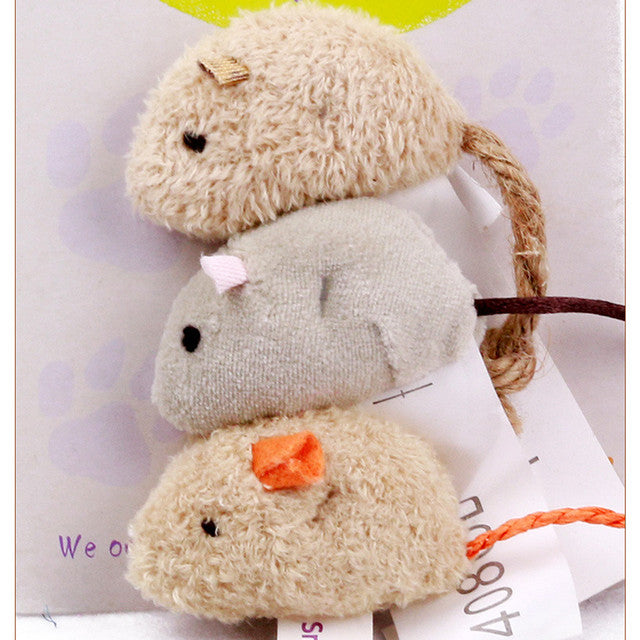 Floral Mice toys for set-3