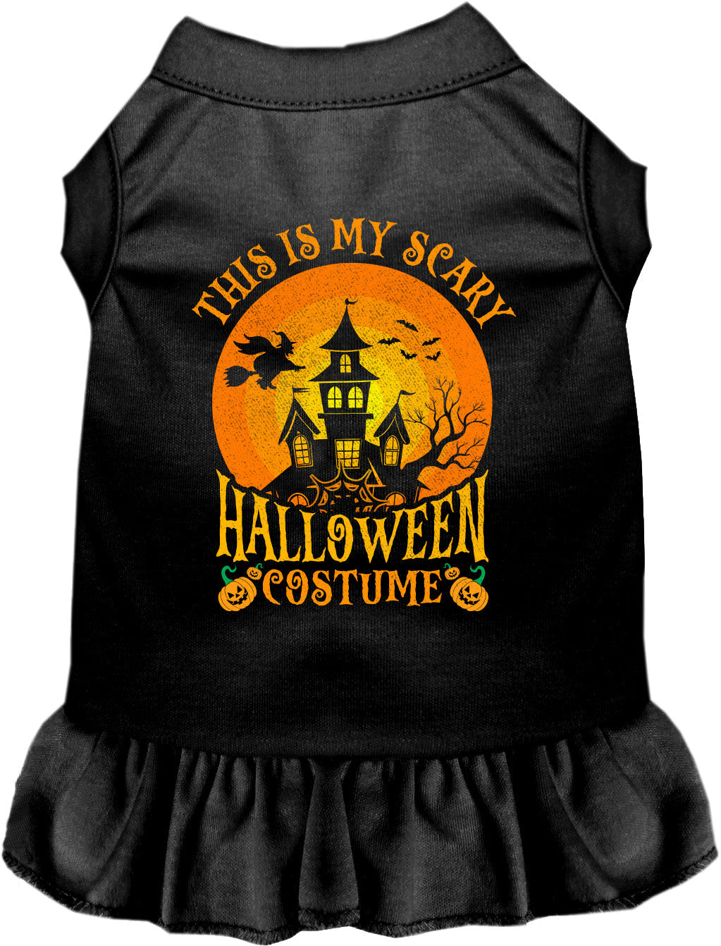 Scary Halloween Costume Pet Dress-5