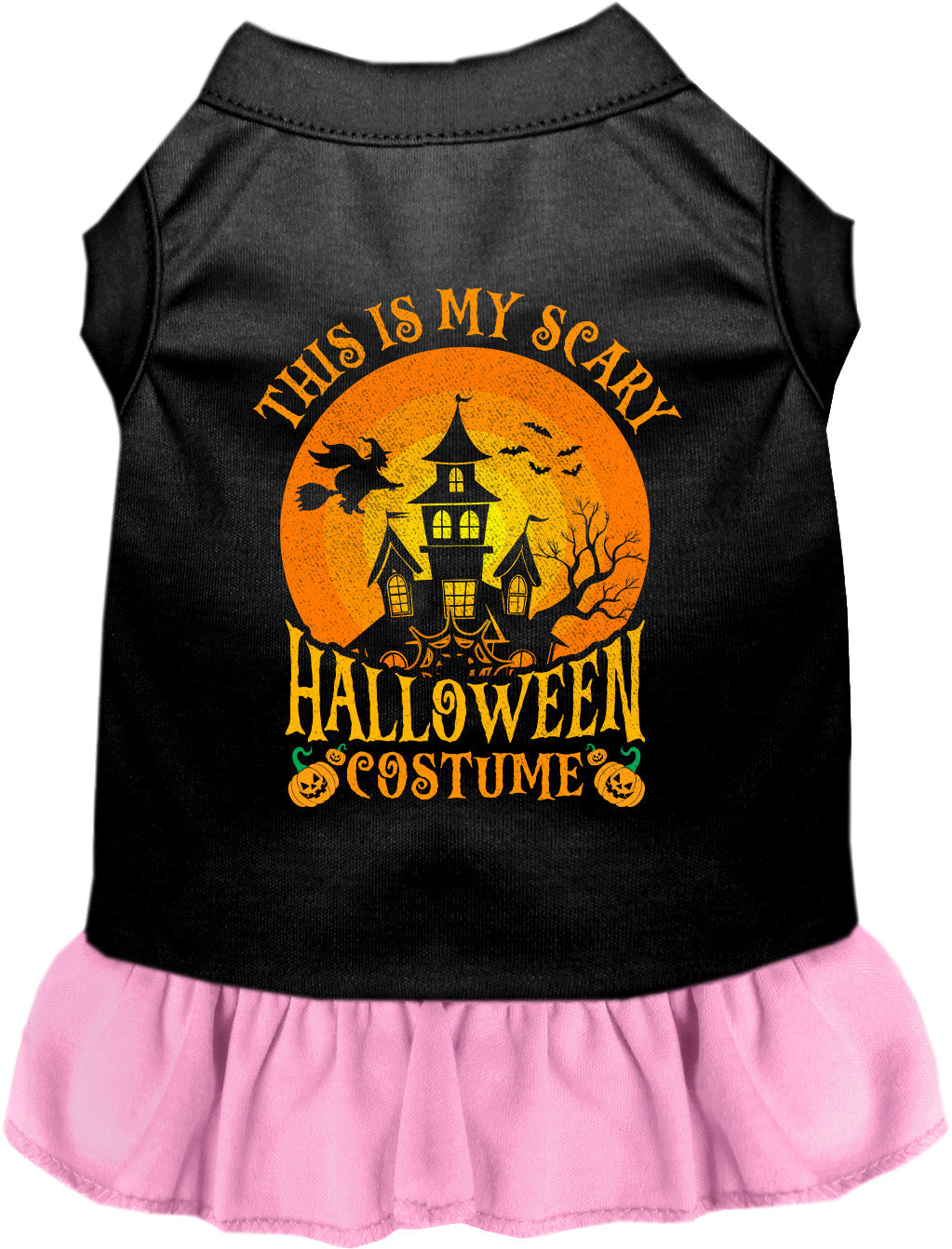 Scary Halloween Costume Pet Dress-9