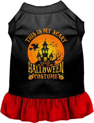 Scary Halloween Costume Pet Dress-2