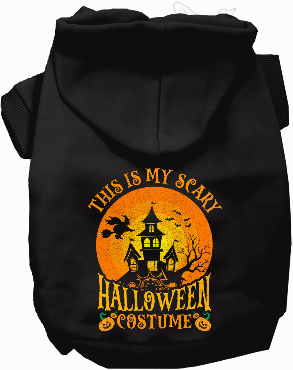 Scary Halloween Costume Pet Hoodie-0